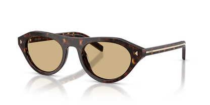 Óculos de Sol Prada B15S 16K73151 Quadrado Preto com Lentes Cinza Feminino