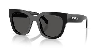 Óculos de Sol Prada C04S 17N80A52 Quadrado Havana com Lentes Marrom Degradê Feminino