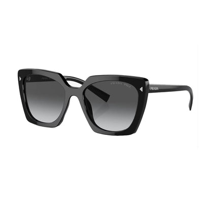 Óculos de Sol Prada Quadrado Preto Feminino 0PR 23ZS
