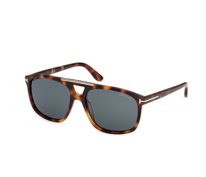 Óculos de Sol Tom Ford Quadrado Marrom Masculino FT1338