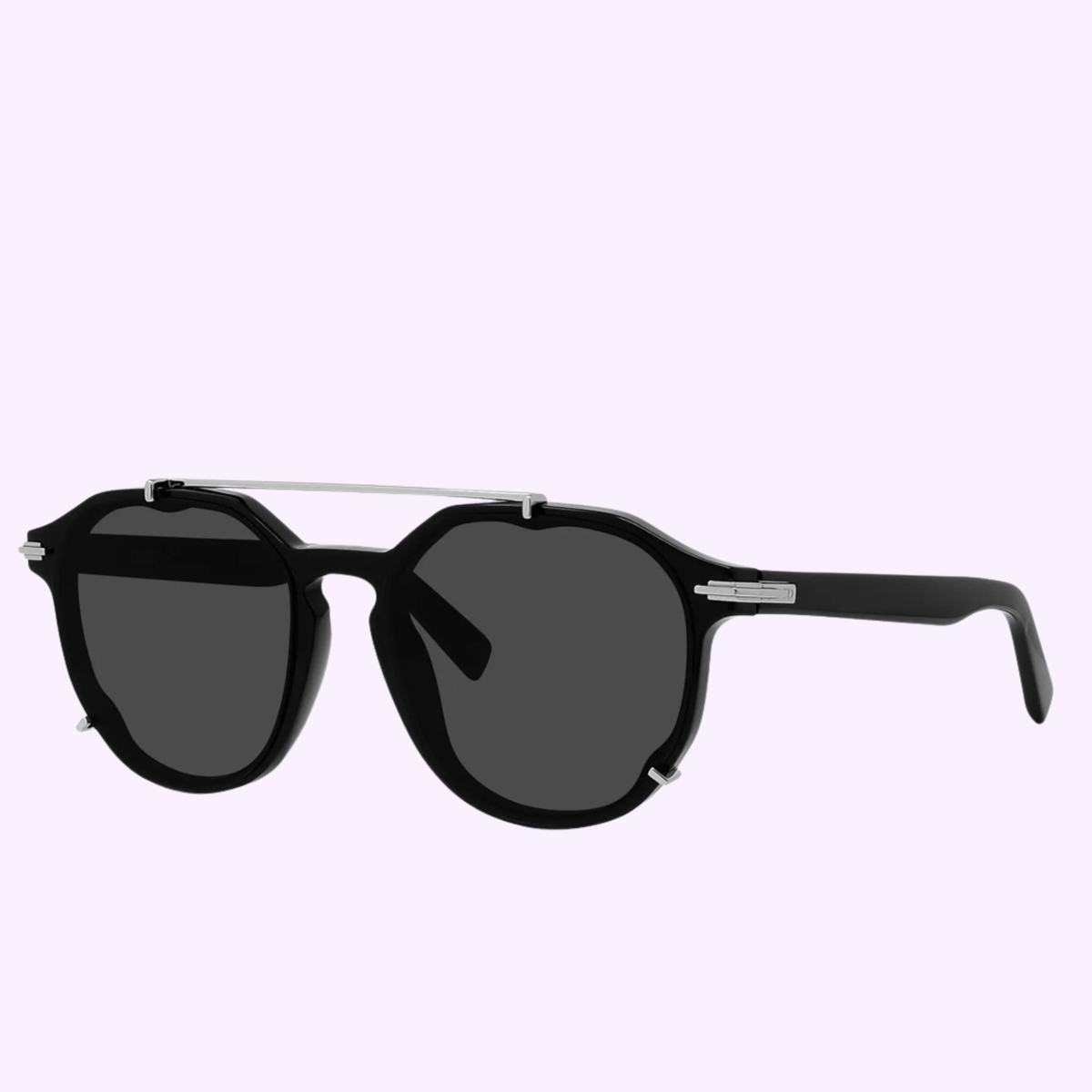 Óculos de Sol Dior Geométrico Preto Masculino DM40010I