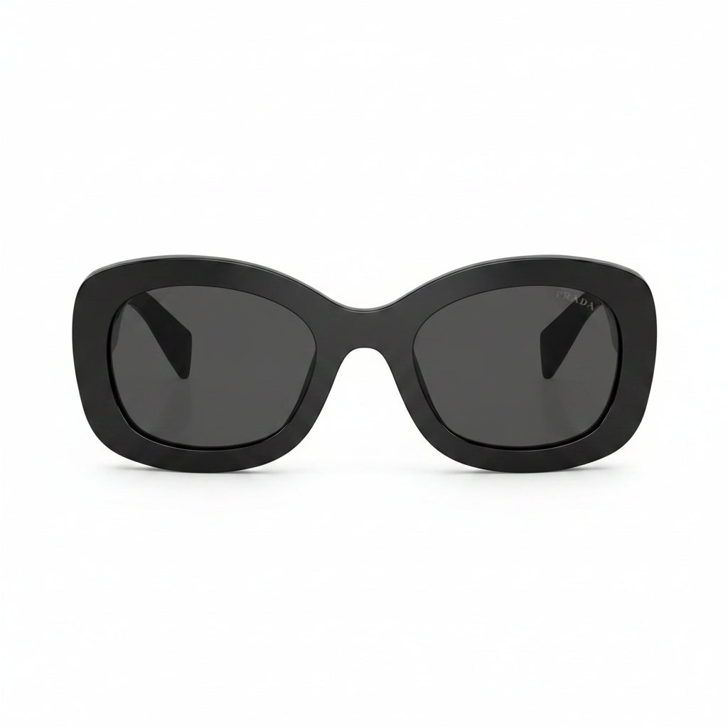 Óculos de Sol Prada Quadrado Preto Feminino 0PR A13S
