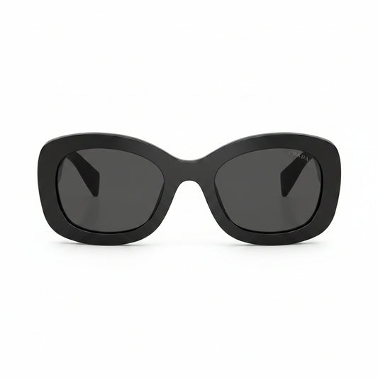 Óculos de Sol Prada Quadrado Preto Feminino 0PR A13S