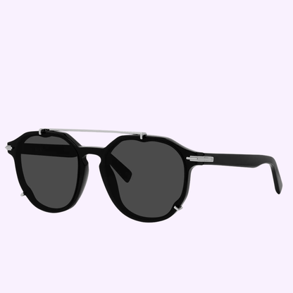 Óculos de Sol Dior Geométrico Preto Masculino DM40010I