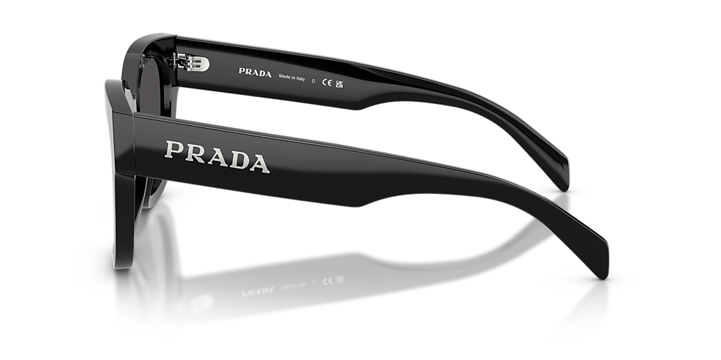 Óculos de Sol Prada C04S 17N80A52 Quadrado Havana com Lentes Marrom Degradê Feminino