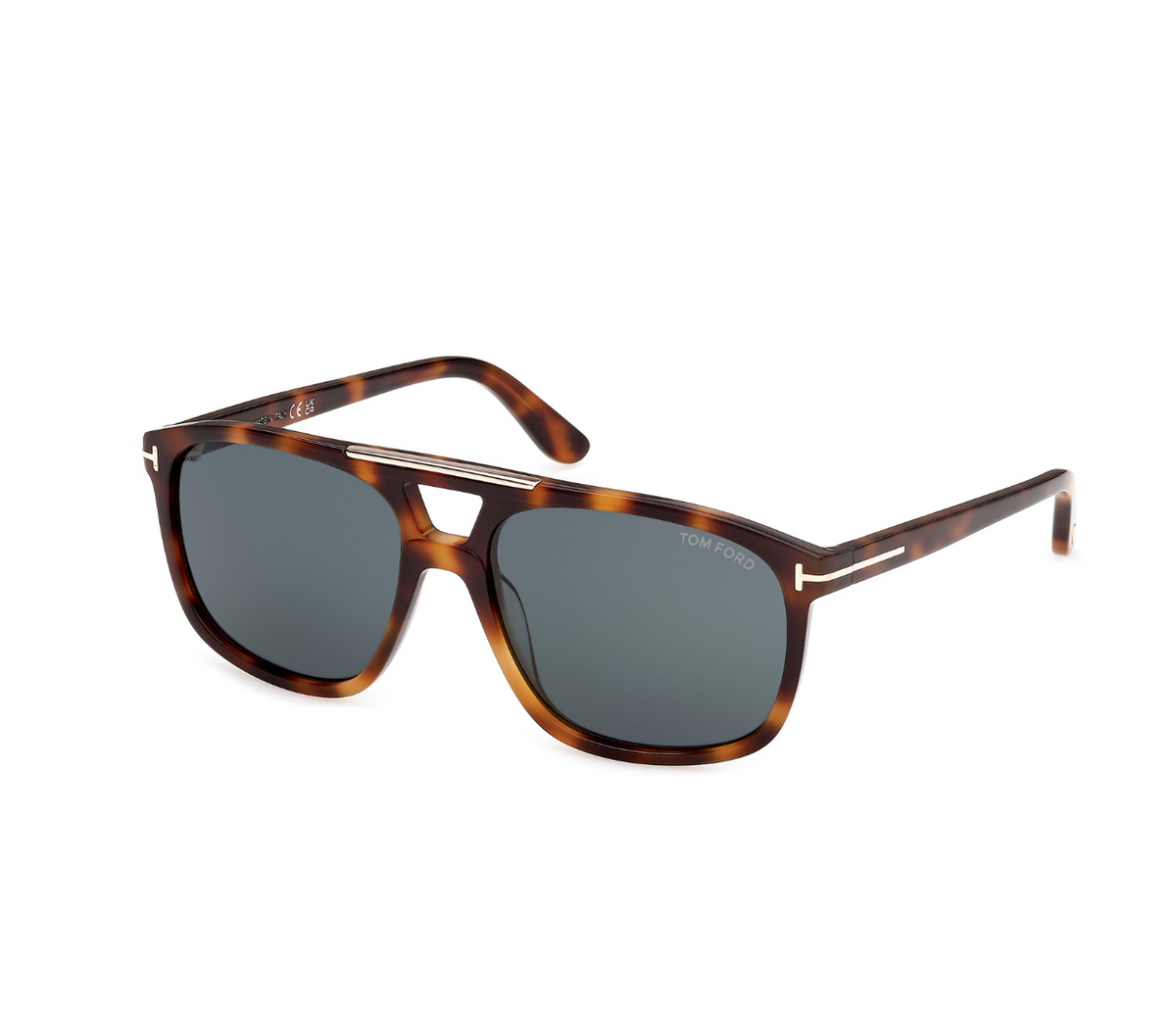 Óculos de Sol Tom Ford Quadrado Marrom Masculino FT1338