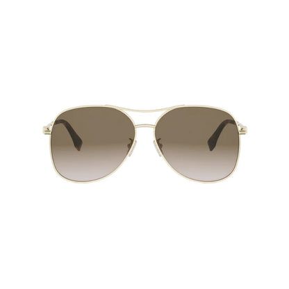 Óculos de Sol Fendi Aviador Marrom Feminino FE40200U