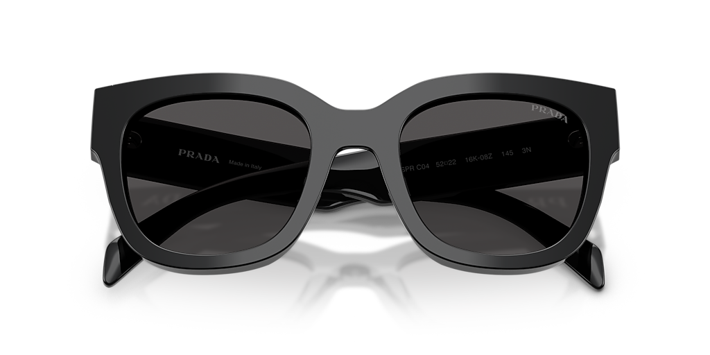Óculos de Sol Prada C04S 17N80A52 Quadrado Havana com Lentes Marrom Degradê Feminino
