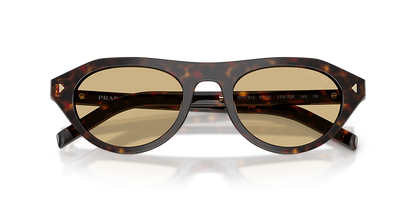 Óculos de Sol Prada B15S 16K73151 Quadrado Preto com Lentes Cinza Feminino