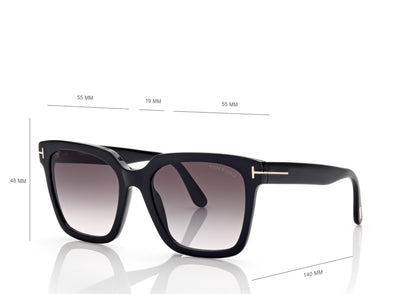 Óculos de sol Tom Ford FT0952_5554F — vista traseira