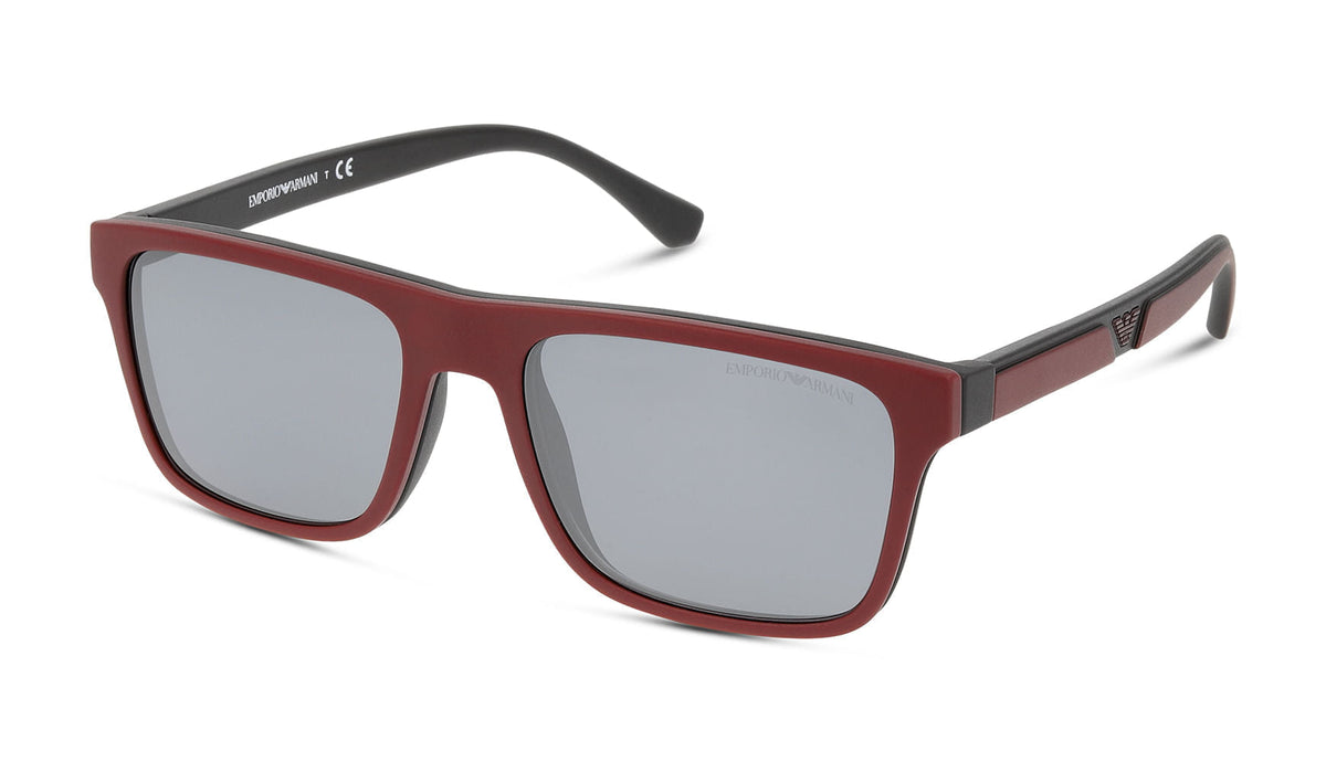 Emporio Armani 0EA4115 50421W54 com clip solar acoplado — vista 3/4