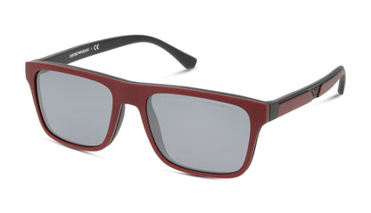 Emporio Armani 0EA4115 50421W54 com clip solar acoplado — vista 3/4