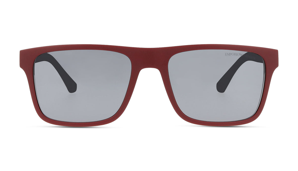 Emporio Armani 0EA4115 50421W54 com clip solar acoplado — vista frontal