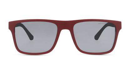 Emporio Armani 0EA4115 50421W54 com clip solar acoplado — vista frontal