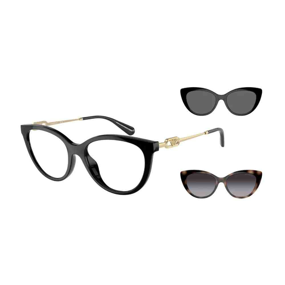 Óculos de Sol Emporio Armani 0EA4213U 50171W53 preto clip-on, vista principal