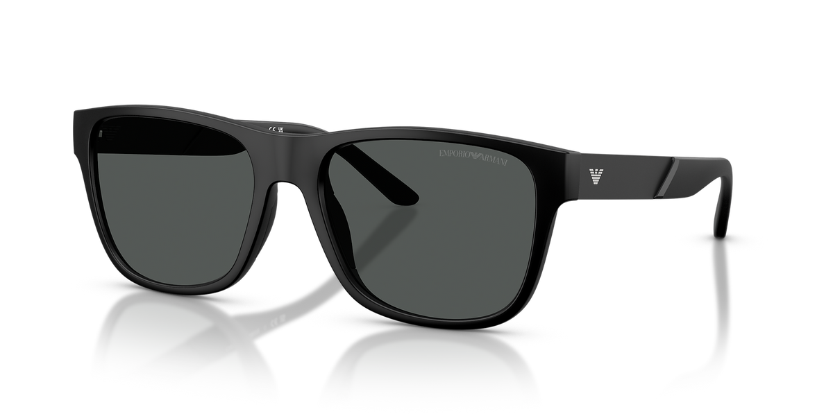 Óculos de Sol Emporio Armani 0EA4243 5001T356 preto fosco, vista principal