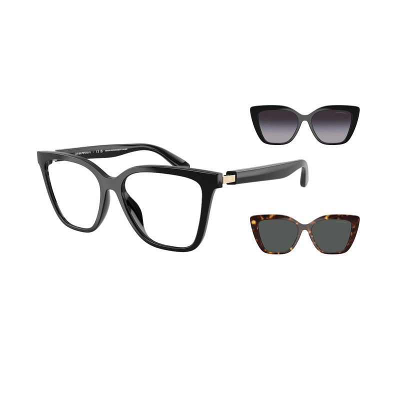 Emporio Armani 0EA4254U 50171W54 — armação com clip solar