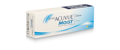 1-DAY ACUVUE MOIST com LACREON — embalagem