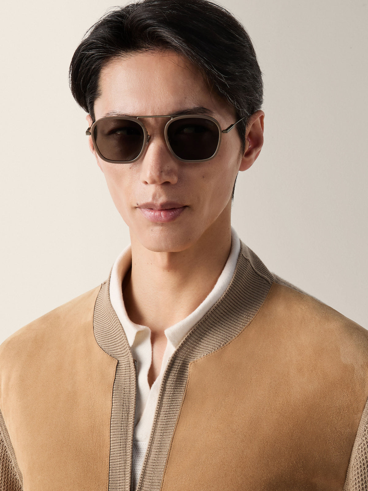 Óculos de sol Zegna EZ0306_5159D em vista traseira