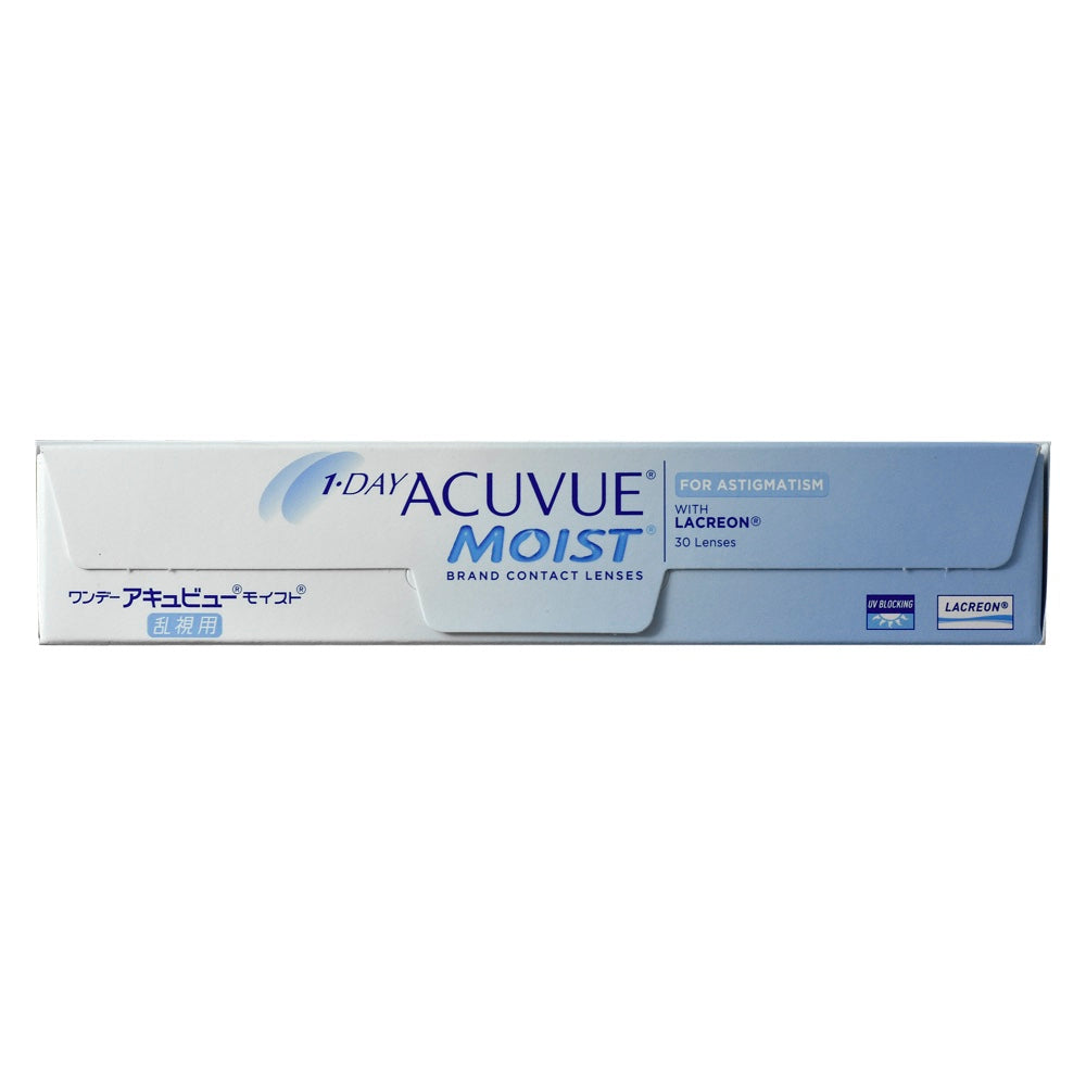 1-DAY ACUVUE MOIST para astigmatismo — embalagem
