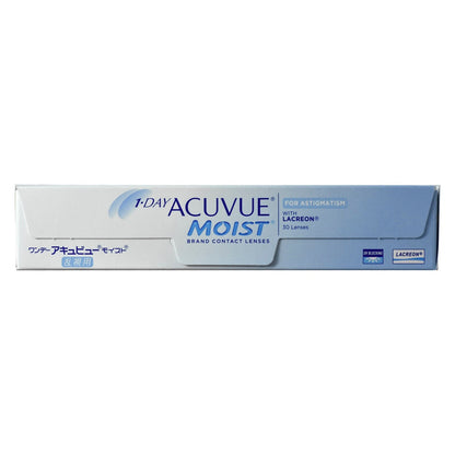 1-DAY ACUVUE MOIST para astigmatismo — embalagem