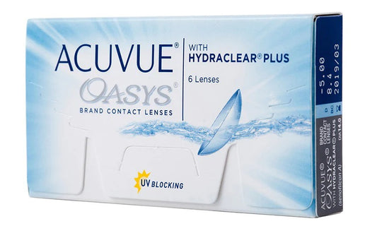 ACUVUE OASYS com HYDRACLEAR PLUS — embalagem