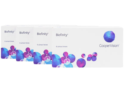 Combo Biofinity — quatro caixas