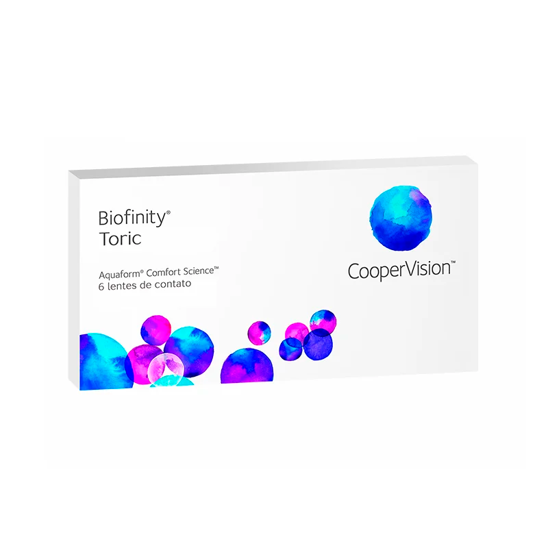 Biofinity Tórica — embalagem