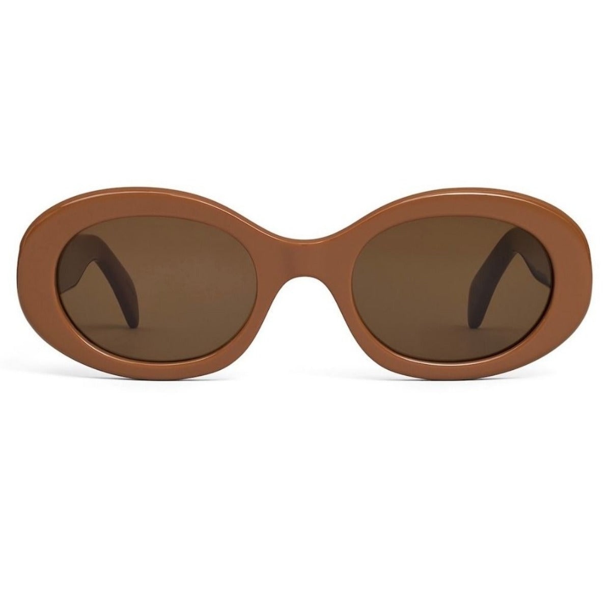 Óculos de Sol Celine Oval Marrom CL40194U_5245E — imagem 1