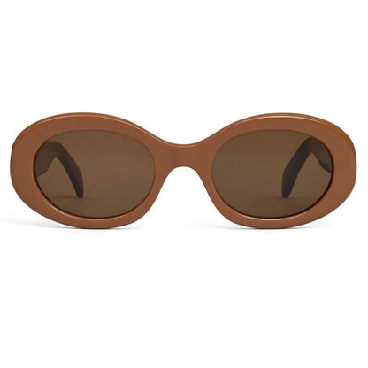 Óculos de Sol Celine Oval Marrom CL40194U_5245E — imagem 1