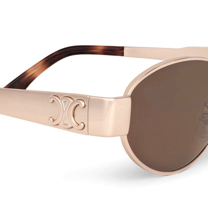 Óculos de Sol Celine Oval Rosé CL40235U_5428E — imagem 2