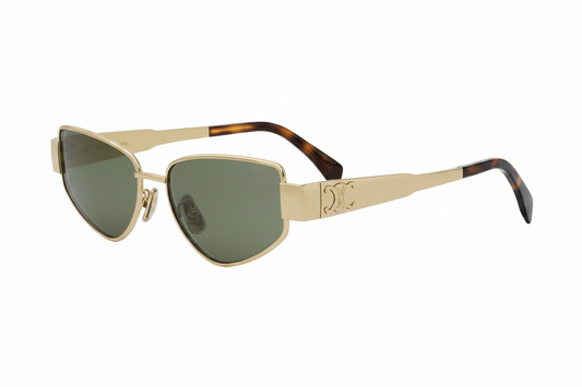 Óculos de Sol Celine Gatinho Dourado CL40293U_5530N — imagem 1