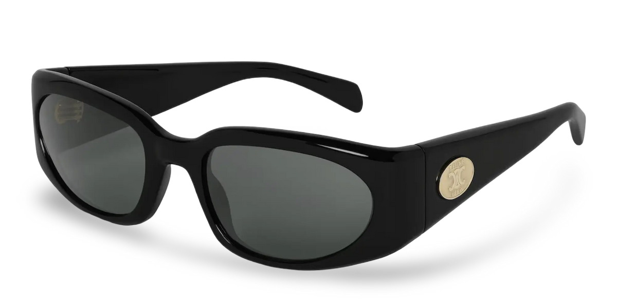 Óculos de Sol Celine Geométrico Preto CL40347U_5701A — imagem 2