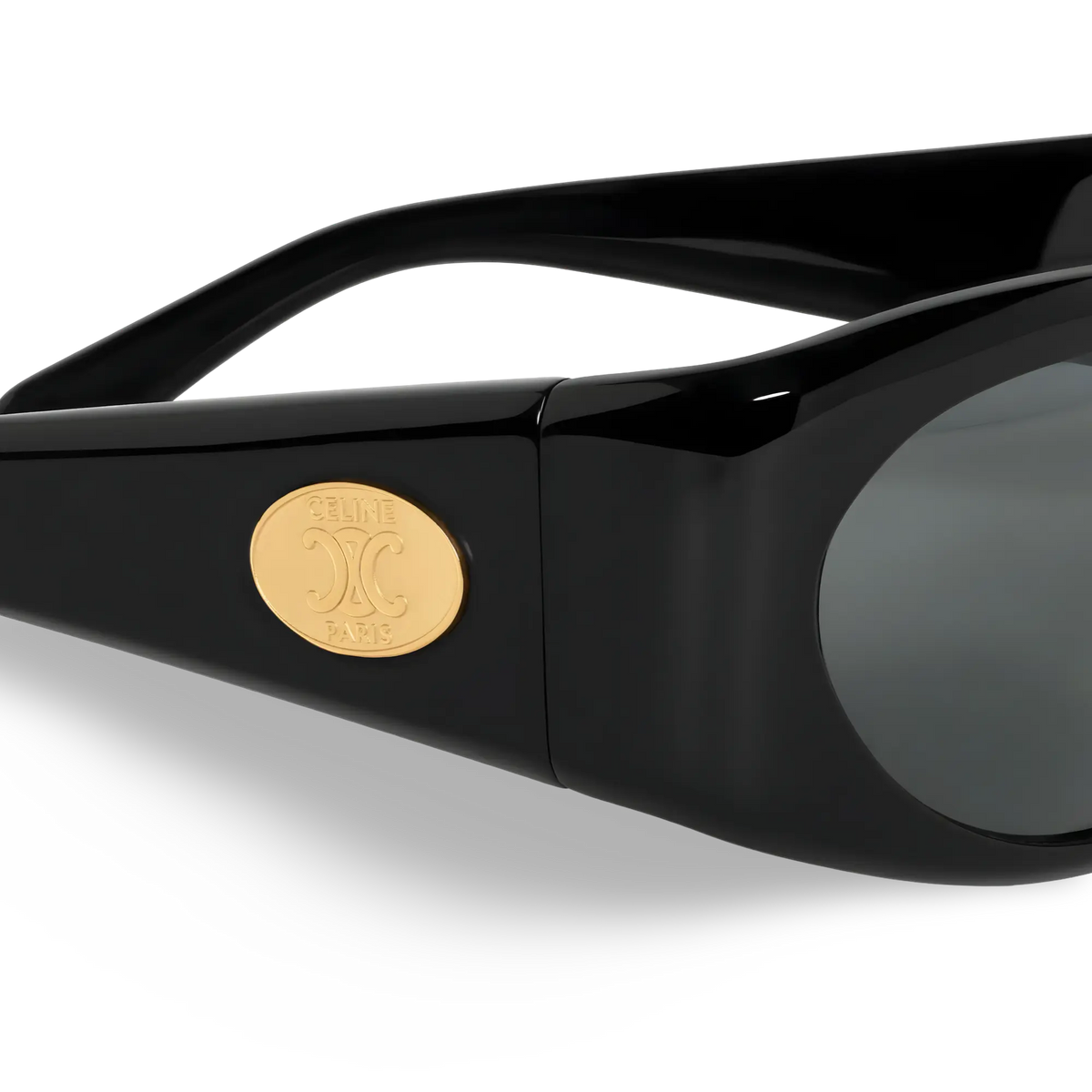 Óculos de Sol Celine Geométrico Preto CL40347U_5701A — imagem 4