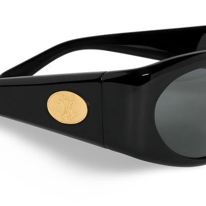 Óculos de Sol Celine Geométrico Preto CL40347U_5701A — imagem 4