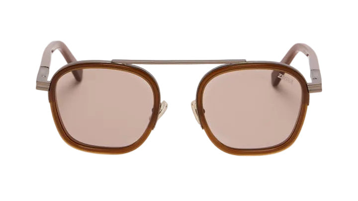 Óculos de sol Zegna EZ0231_5148J em vista 3/4 inclinada