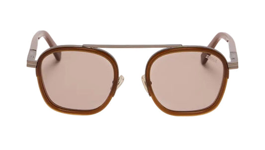 Óculos de sol Zegna EZ0231_5148J em vista 3/4 inclinada