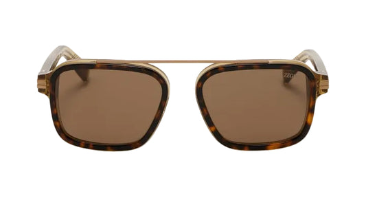 Óculos de sol Zegna EZ0299_5556N em vista 3/4 inclinada