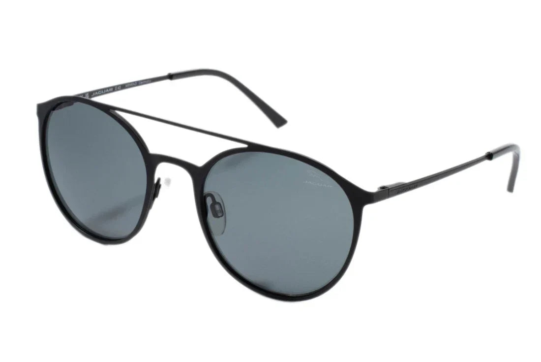Óculos de sol Jaguar 37597 6100 preto, vista em três quartos