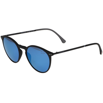 Óculos de Sol Jaguar 37621 6100, armação preta e lentes azuis