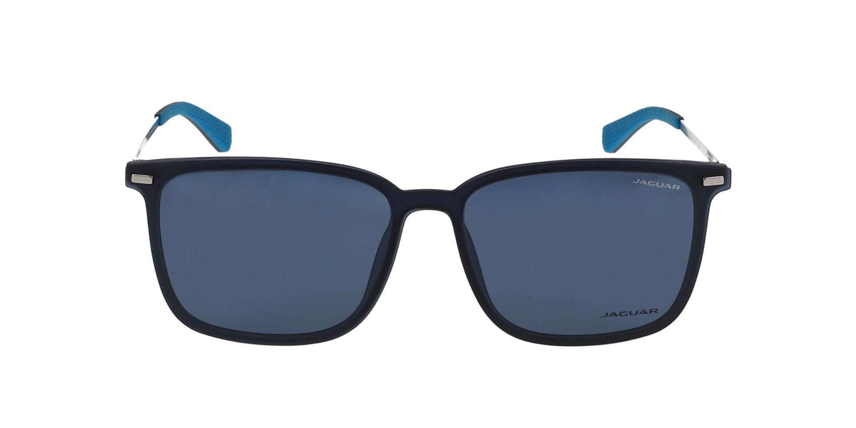 Jaguar 6834 3100 — vista lateral com clip-on solar