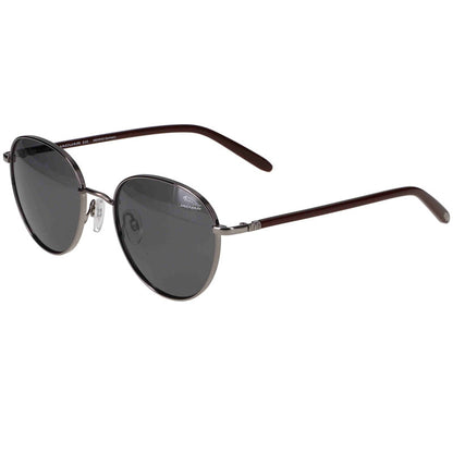 Óculos de sol Jaguar 37466 6500, armação cinza e lentes cinza