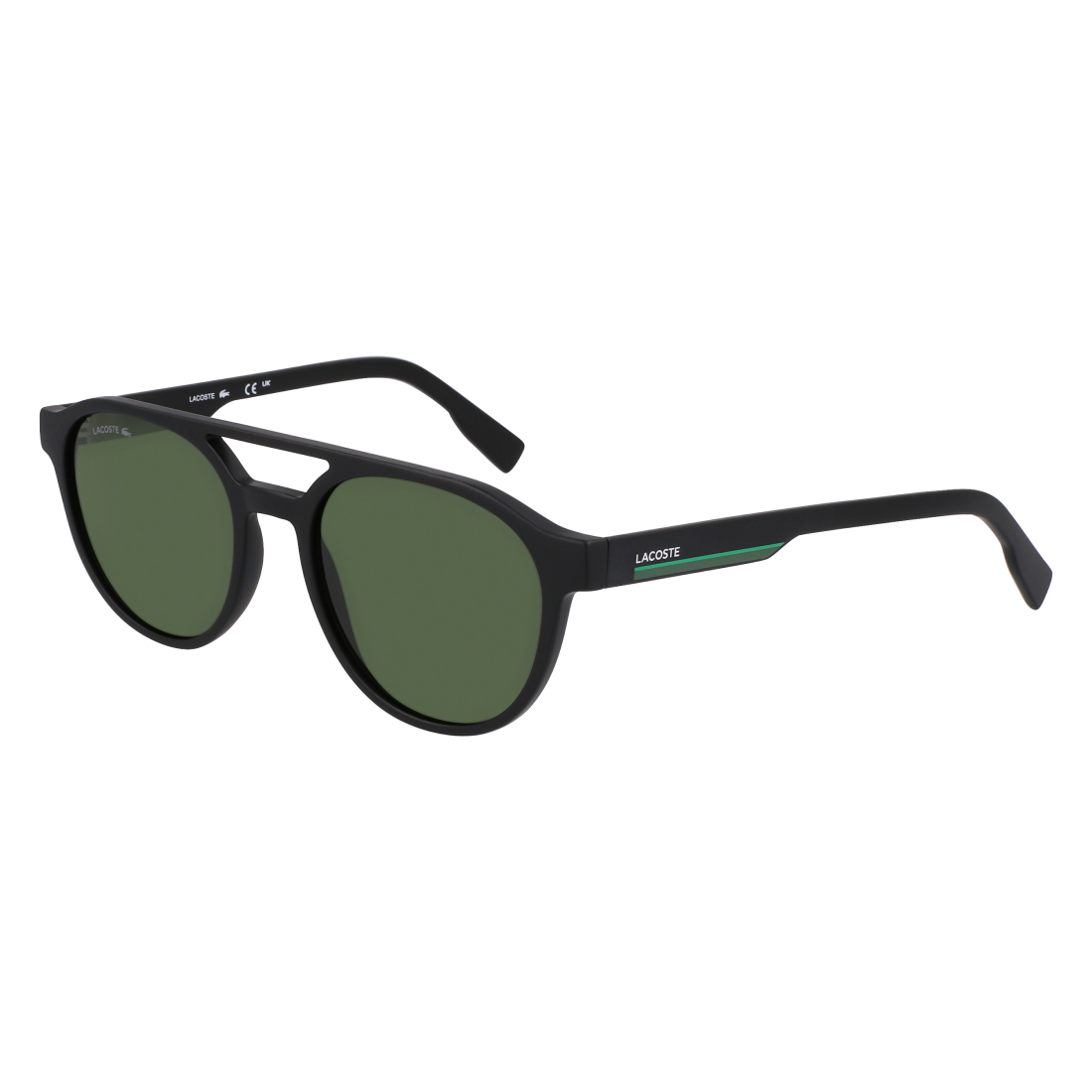Óculos de sol Lacoste L6008S N002 em vista 3/4 inclinada