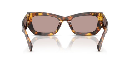 Miu Miu 0MU 09WS 14L20I53 Havana com lentes marrom-violeta — vista adicional