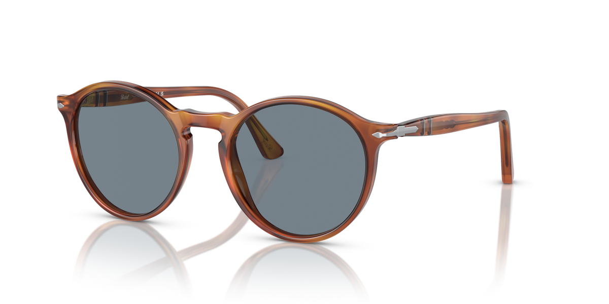 Óculos de Sol Persol 3285S Terra Di Siena Redondo — vista 1