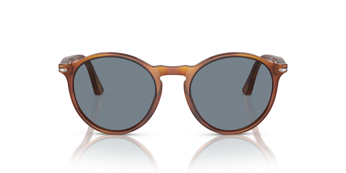 Óculos de Sol Persol 3285S Terra Di Siena Redondo — vista 2