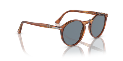 Óculos de Sol Persol 3285S Terra Di Siena Redondo — vista 3