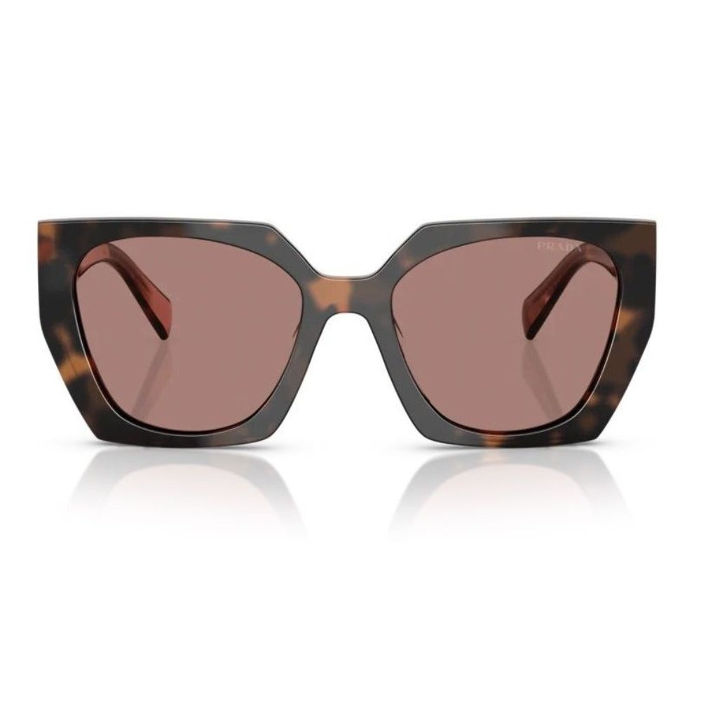 Óculos de Sol Prada Retangular Tartaruga Malva Feminino 0PR 15WS 23A60B54 - frente