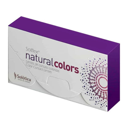 SOLFLEX NATURAL COLORS — embalagem Solótica