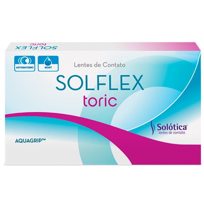 SOLFLEX ASPHERIC 55 UV TÓRICA — caixa com 6 lentes — vista principal